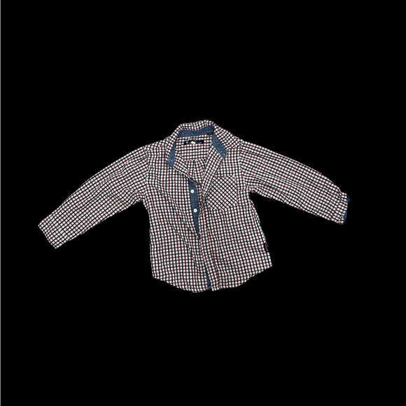 Ben Sherman Other - ✨Red and white checked long sleeve boy shirt✨